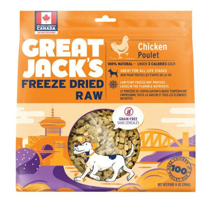 GREAT JACK'S Lyophilisées Poulet