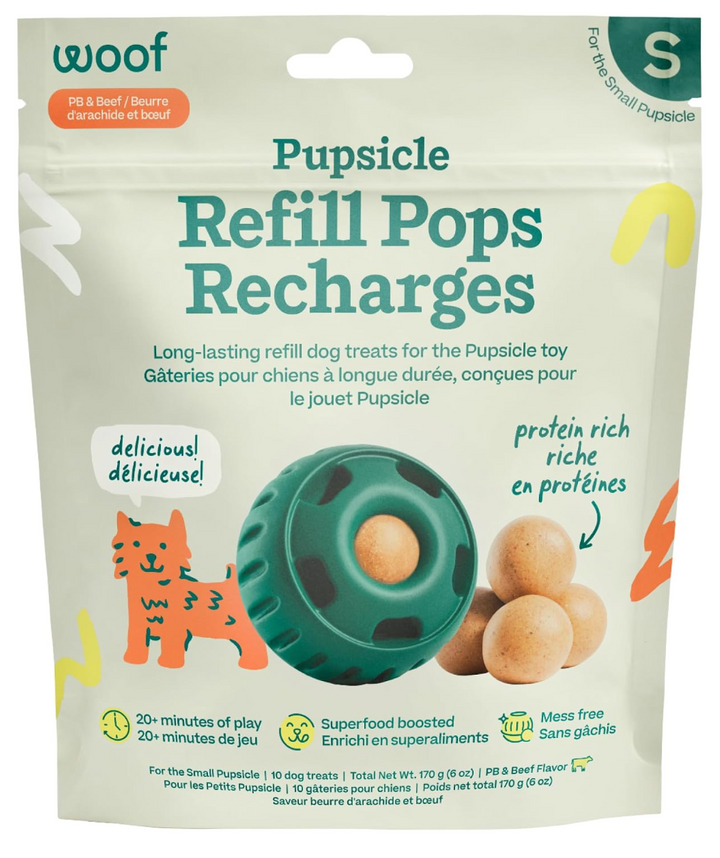 WOOF Pupsicle recharges Arachide & Poulet