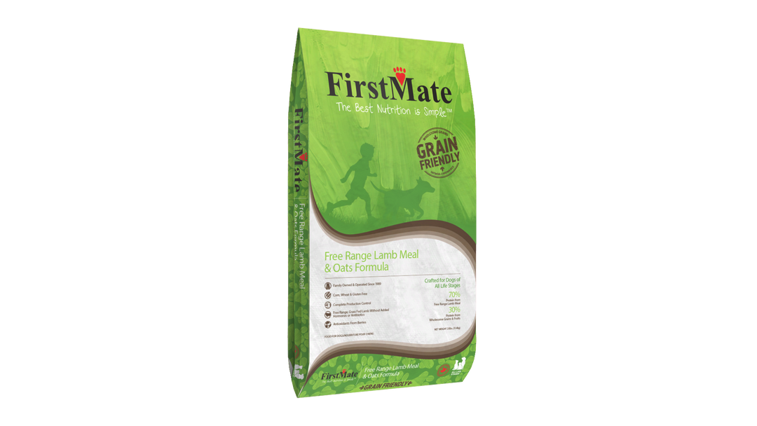 Nourriture FirstMate avec grains - AGNEAU - Énergie canine Estrie