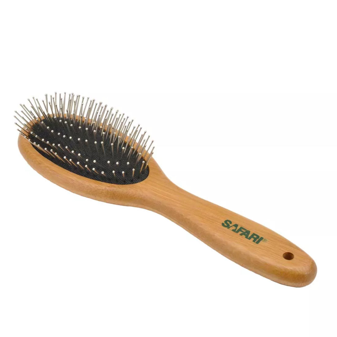 SAFARI - Brosse tiges métalliques (bamboo) - Énergie canine Estrie