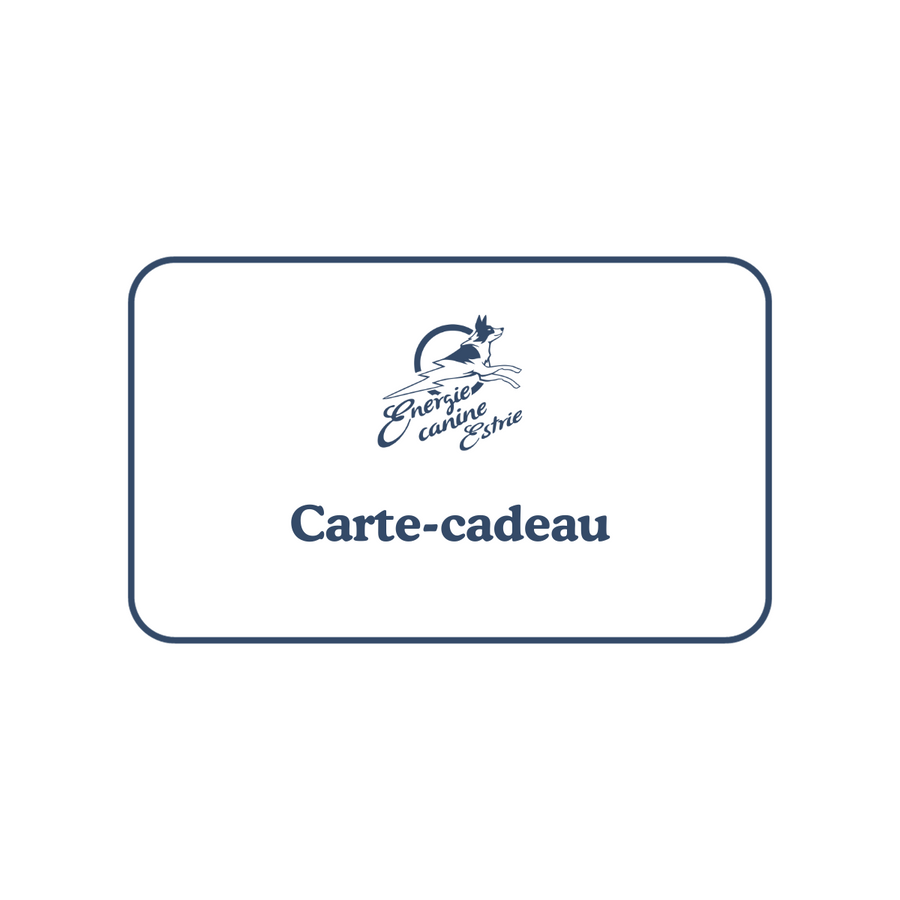 Carte-cadeau électronique - Énergie canine Estrie