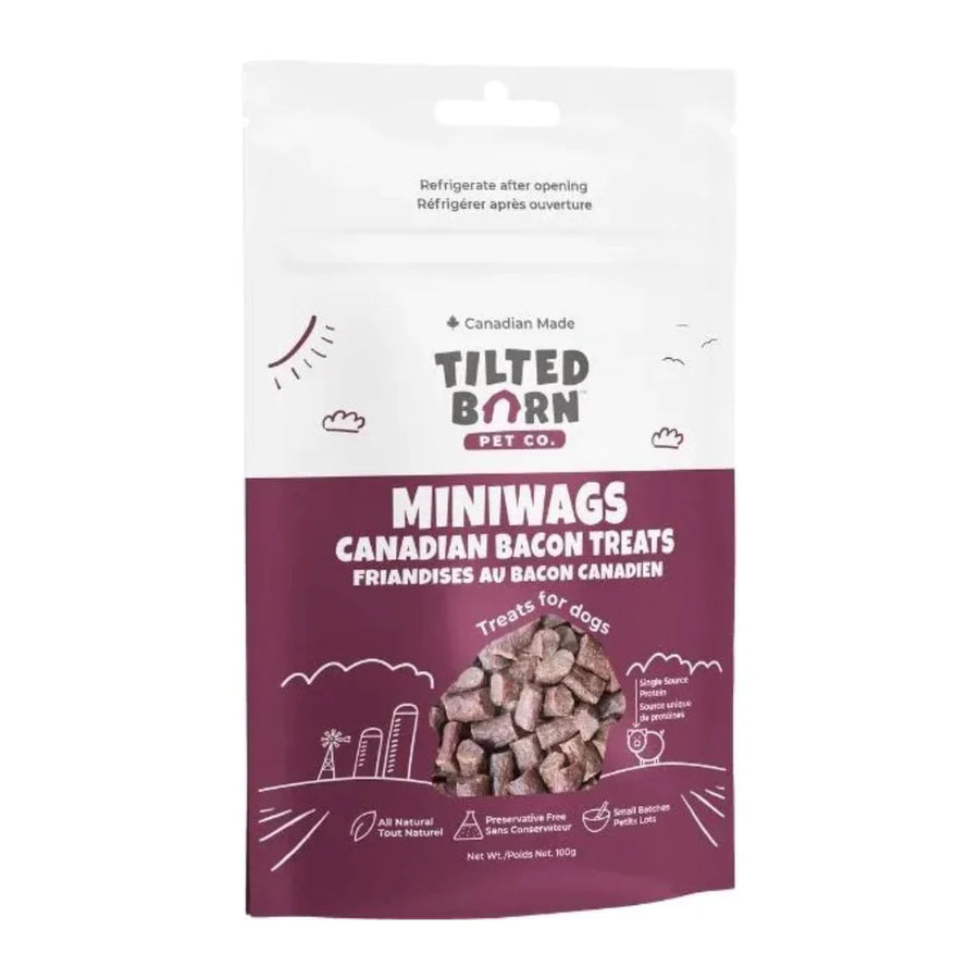 Tilted Barn - Miniwags au bacon canadien pour chien et chat - Énergie canine Estrie