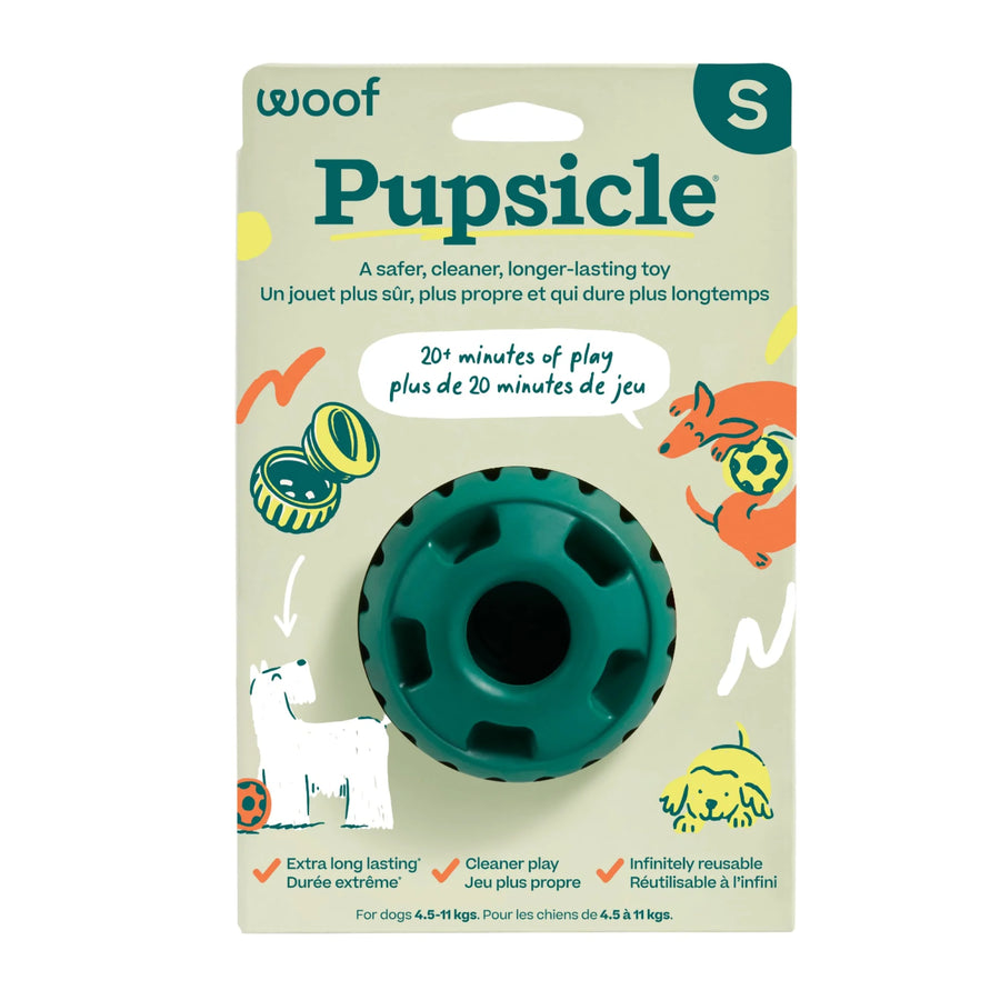 WOOF Pupsicle VERT - Énergie canine Estrie